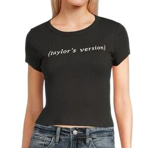 Originality Short Sleeve Taylor's Version Graphic Baby T Shirt Grey Swiftie M